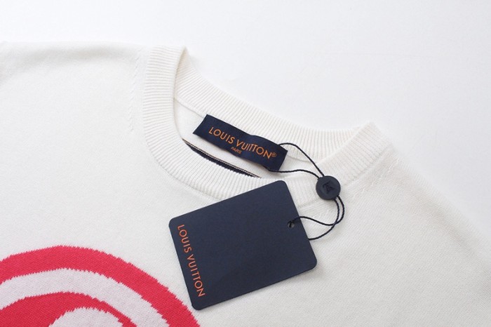 Louis Vuitton Luxury Brand Men Womens Short Sleeve T-Shirt Cotton Short-Sleeved Crewneck 1ABJ8L   