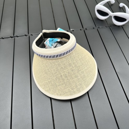 Fendi Womens Visor Hat Luxury Brand Design Fendi Cap with Original Box  