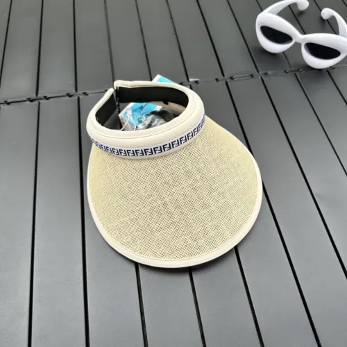 Fendi Womens Visor Hat Luxury Brand Design Fendi Cap with Original Box  