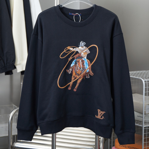 Louis Vuitton Womens Mens Long Sleeve Sweatshirt Luxury Brand Mens Sweatshirts   