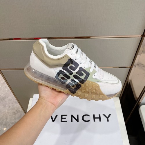 Givenchy Men Shoes Fashion Type Luxury Brand GIVENCHY SNEAKERS IN LEATHER WITH LATEX BAND with Original Box