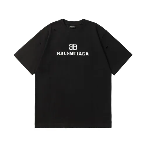 Balenciaga Luxury Brand Women Mens Short Sleeve T-Shirt   