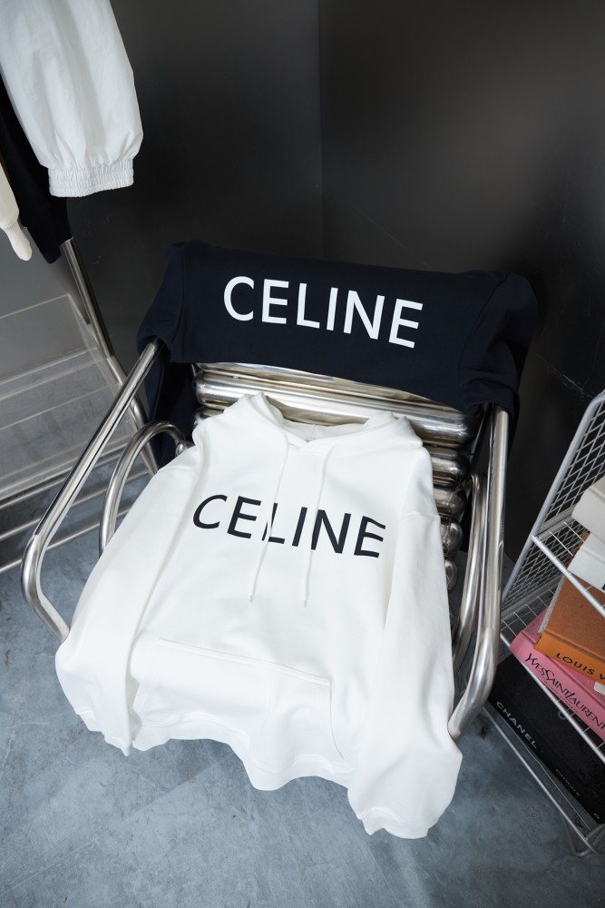 Celine Womens Mens Hoodies Luxury Brand Mens Sweatshirt   