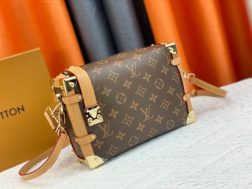 Louis Vuitton Womens Bags Messenger Shoulder Bags Luxury Brand Side Trunk M46358 with Original Box Monogram coated canvas