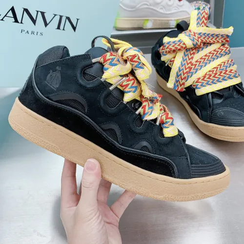 Lanvin Womens Shoes Sneakers Fashion Type Luxury Brand CURB SNEAKER with Original Box whatsapp 