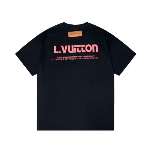 Louis Vuitton Luxury Brand Men Womens Short Sleeve T-Shirt   