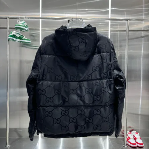 Gucci Men Womens Coat Luxury Brand Mens Hoodie Down Jacket Jumbo GG Down Jacket in Black Top Quality   