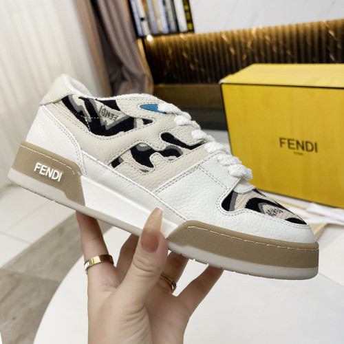 Fendi Mens Shoes Fashion Sneakers Luxury Brand Casual Fendi Trainer Sneakers Match Basse Shoes for Men with Original Box