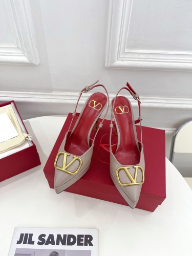 Valentino Garavani Women Fashion Shoes Pumps Luxury Brand Vlogo Signature Calfskin with Original Box 11cm Heel Whatsapp 