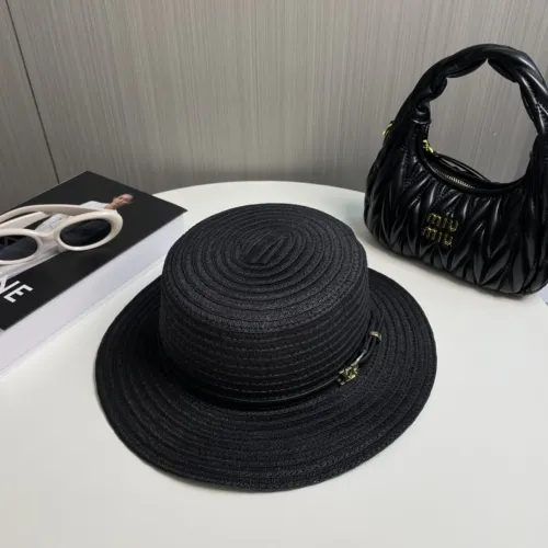 Louis Vuitton Womens Cap Baseball Hat Straw Hat Luxury Brand with Original Box  