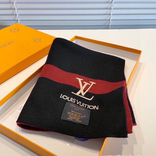 Louis Vuitton Scarves Men Womens Fashion Scarf with Original Box   