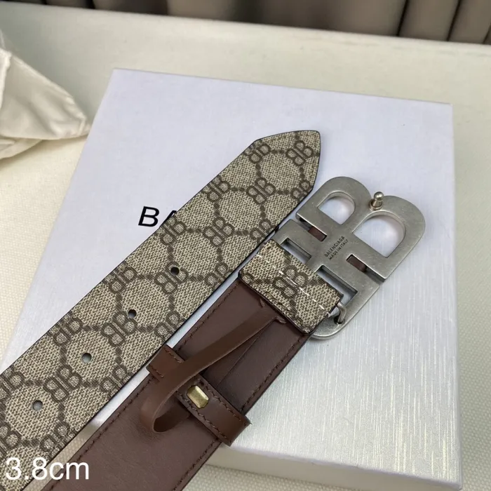 Balenciaga Mens Belt Luxury Brand Design Fashion Type with Original Box