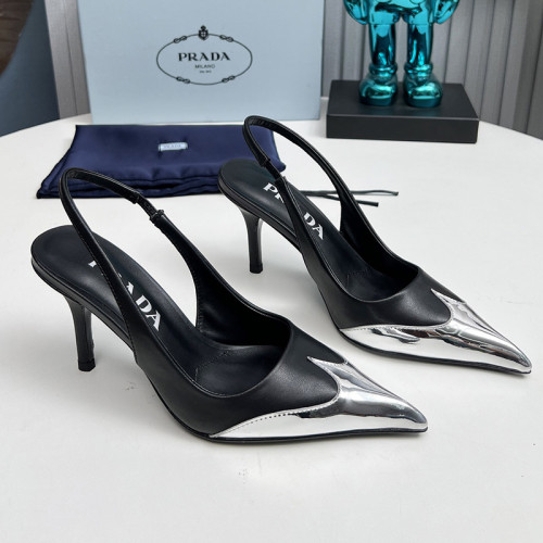 Prada Womens Shoes Sandals Casual Luxury Brand Pumps 8cm Heel with Original Box Whatsapp 