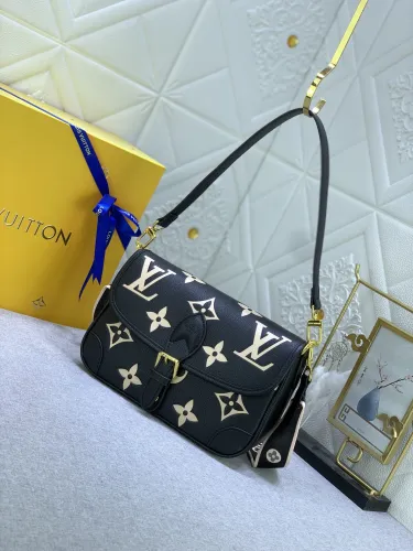 Louis Vuitton Womens Bags Shoulder Bag Luxury Brand Fashion Monogram Empreinte Leather M46584 with Original Box  
