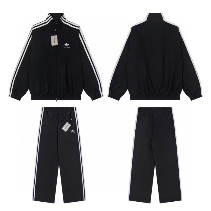 Balenciaga x Adidas Luxury Brand Women Mens Pant with Original Box   