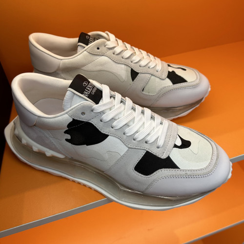 Valentino Garavani Mid-Top Calfskin VL7N Sneaker With Bands Mens Shoes Sneakers Luxury Brand with Original Box  