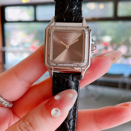 Cartier Womens Watch Luxury Brand Design Fashion Type with Original Box