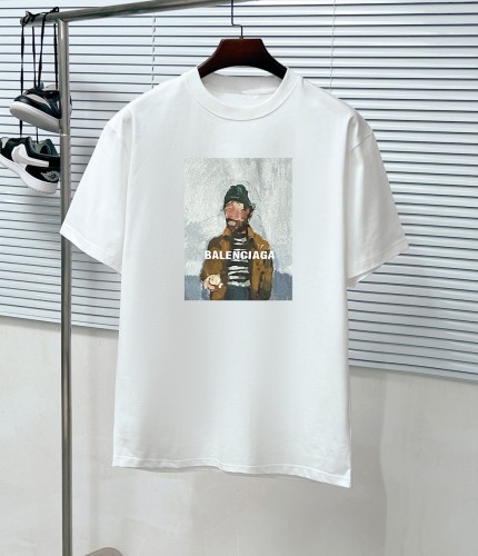 Balenciaga Luxury Brand Women Mens Short Sleeve T-Shirt   
