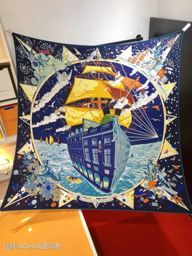 Hermes Scarves Womens Fashion Scarf Shawl 016