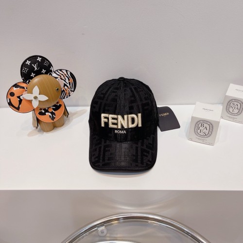 Fendi Men Womens Baseball Hat Luxury Brand Design Fendi Cap with Original Box  