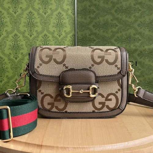 Gucci Womens Bags Shoulder Messenger Bag Luxury Brand Gucci Horsebit 1955 mini bag 658574 18YSG 9068 with Original Box