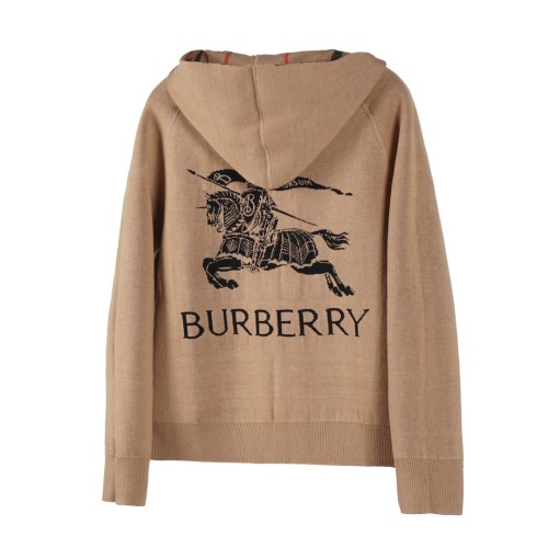 Burberry Women Mens Hoodie knit Coat Luxury Brand Mens Reversible Check Jacket Top Quality   