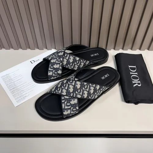 Dior Men Shoes Sandals Luxury Brand Fashion DIOR AQUA SANDAL Black Dior Oblique Jacquard with Original Box 3SA135ZSA_H969 Whatsapp 
