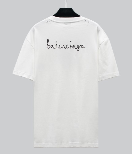 Balenciaga Luxury Brand Women Mens Short Sleeve T-Shirt   