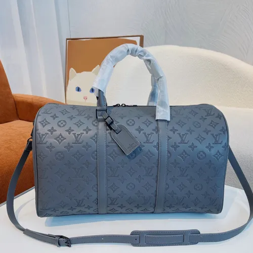 Louis Vuitton Womens and Mens Unisex Bags Luxury Brand LV Keepall Bandoulière 45 Fashion Design Travel Bag