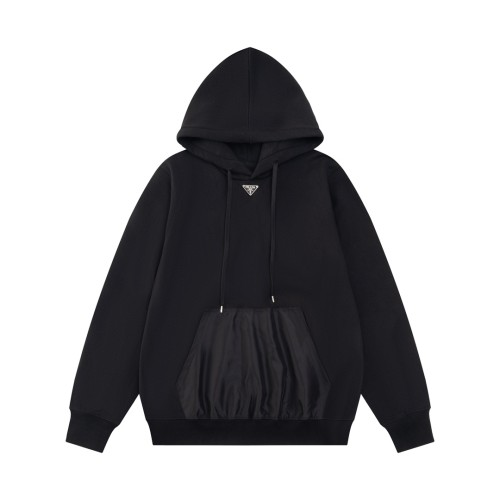 Prada Women Mens Hoodie Luxury Brand Mens Sweatshirt Cotton fleece hoodie UJL45B_11CC_F0002_S_OOO   