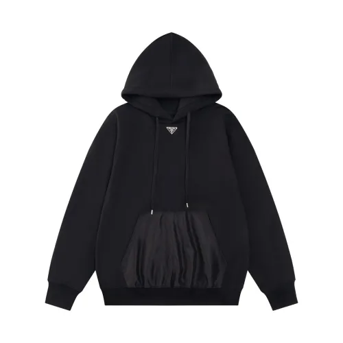 Prada Women Mens Hoodie Luxury Brand Mens Sweatshirt Cotton fleece hoodie UJL45B_11CC_F0002_S_OOO   