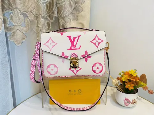 Louis Vuitton Womens Bags Crossbody Bag POCHETTE MÉTIS Monogram canvas Luxury Brand Messenger Shoulder Bags with Original Box  