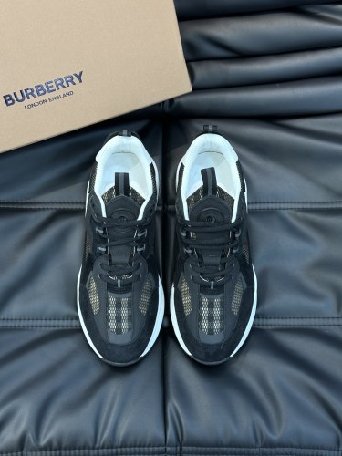 Burberry Men Shoes Fashion Sneakers Luxury Brand Vintage Cotton Sneaker with Original Box Whatsapp 