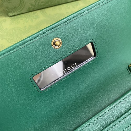 Gucci Womens Mens Bags Wallets Luxury Brand Gucci Diana chain wallet with bamboo in leather with Original Box 658243 17Q0T 9022