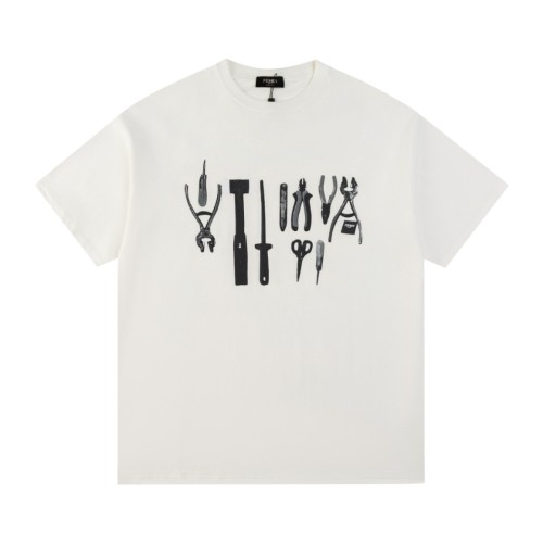 Fendi Luxury Brand Women Mens Short Sleeve T-Shirt   