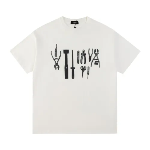 Fendi Luxury Brand Women Mens Short Sleeve T-Shirt   