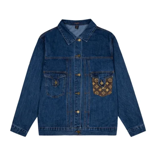 Louis Vuitton Men Womens Jackets Denim Coat Luxury Brand Mens Jackets Top Quality   