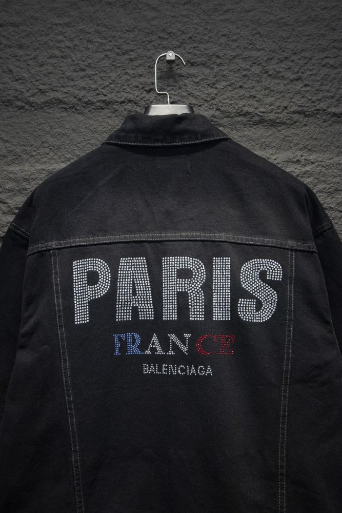 Balenciaga Men Womens Jacket Denim Coat Luxury Brand Mens Jackets Top Quality   
