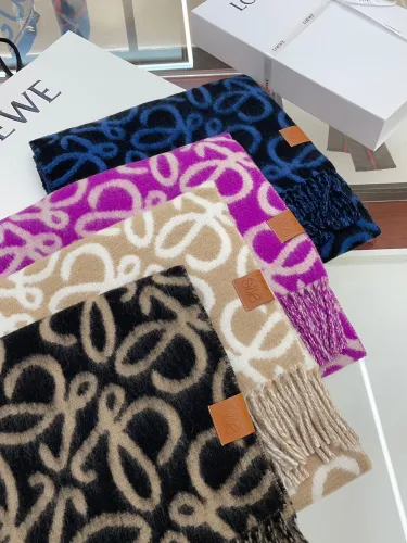 Loewe Scarves Men Womens Fashion Scarf 044