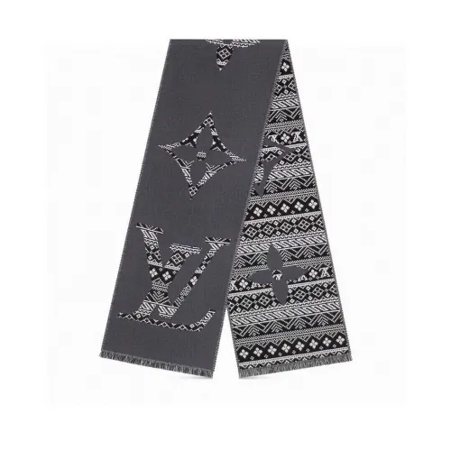 Louis Vuitton Scarves Men Womens Fashion Scarf with Original Box   