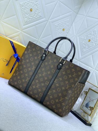 Louis Vuitton Womens Mens Bag Shoulder Handbags Luxury Brand Fashion Sac Plat 24H Tote M46451 without Original Box
