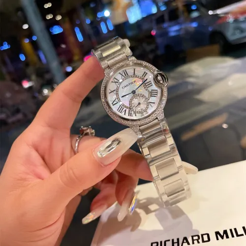 Cartier Womens Watch Luxury Brand Design Fashion Type with Original Box