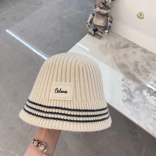 Celine Womens Hats Luxury Brand Design Celine Knit Bucket Hat with Original Box  