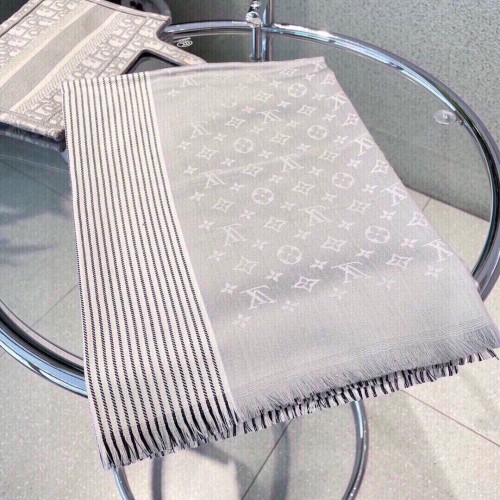 Louis Vuitton Scarves Men Womens Fashion Scarf with Original Box   