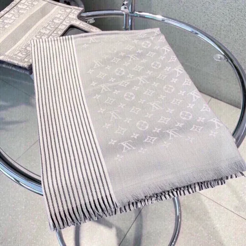 Louis Vuitton Scarves Men Womens Fashion Scarf with Original Box   