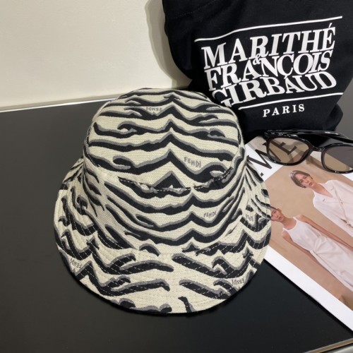 Fendi Men Womens Bucket Hat Luxury Brand Design Fendi Cap with Original Box  