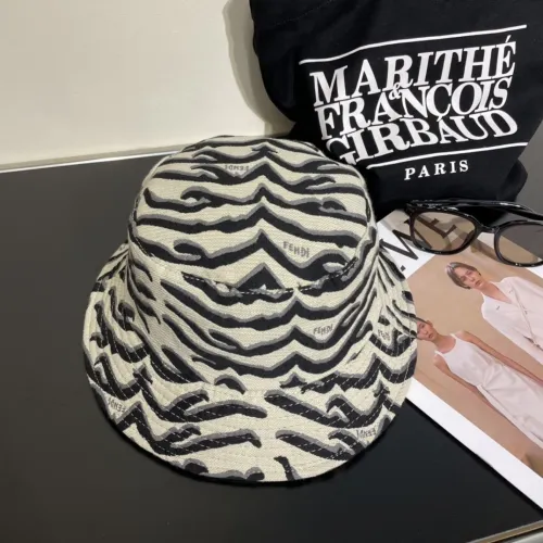 Fendi Men Womens Bucket Hat Luxury Brand Design Fendi Cap with Original Box  