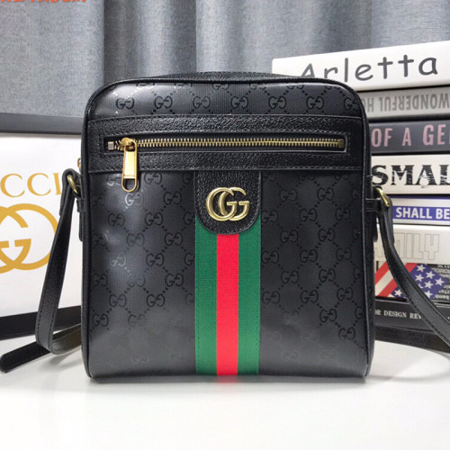 Gucci Mens Womens Fashion Bags Shoulder Bag Luxury Brand GG Supreme Ophidia Small Messenger Bag 547926 96IWN 4076 with Original Box