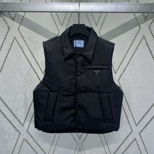 Prada Men Womens Coat Down Jacket Vest Luxury Brand Women Jacket Top Quality   