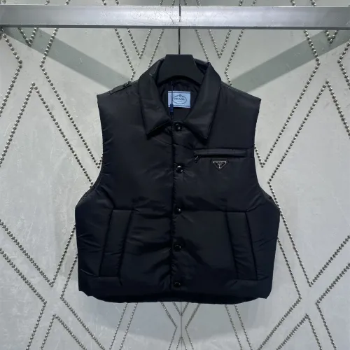 Prada Men Womens Coat Down Jacket Vest Luxury Brand Women Jacket Top Quality   